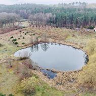 5787 m² ciszy  i przestrzeni z dostępem do stawu