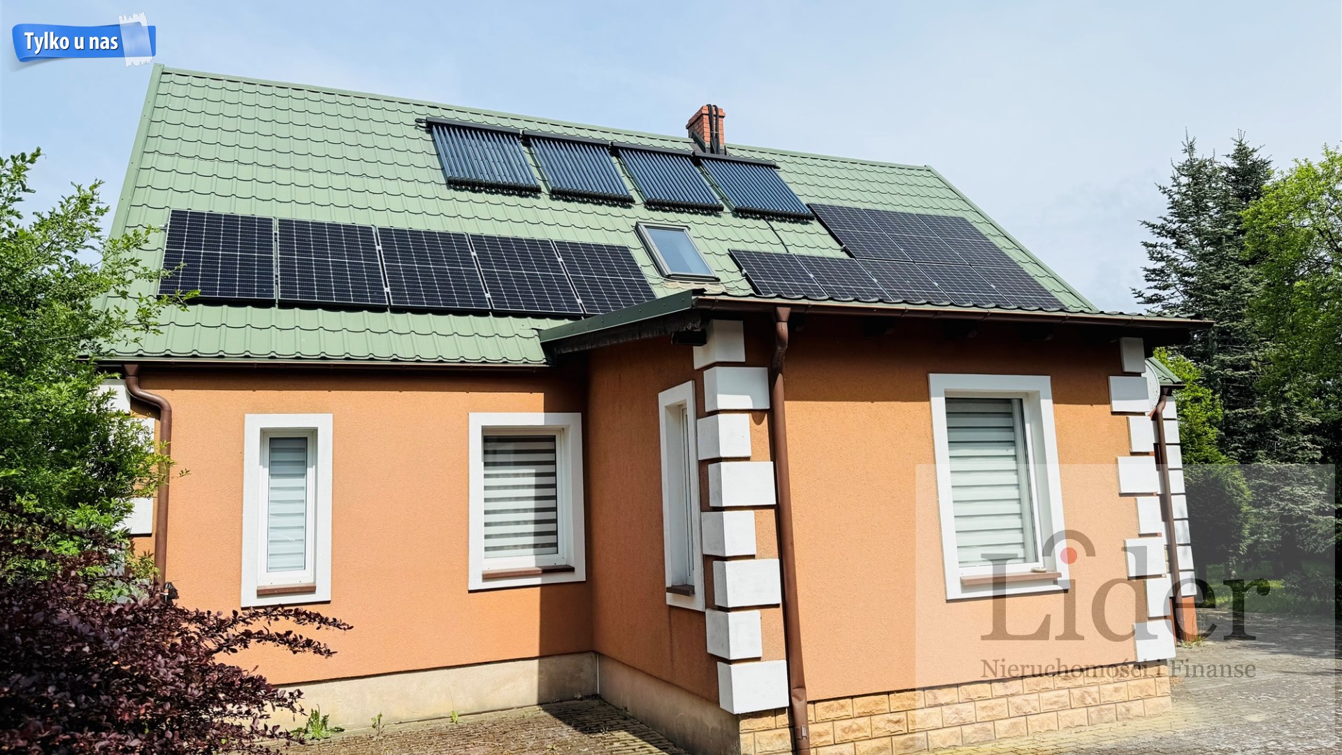 Dom , sad i duq działka w spokojnej miejscowości