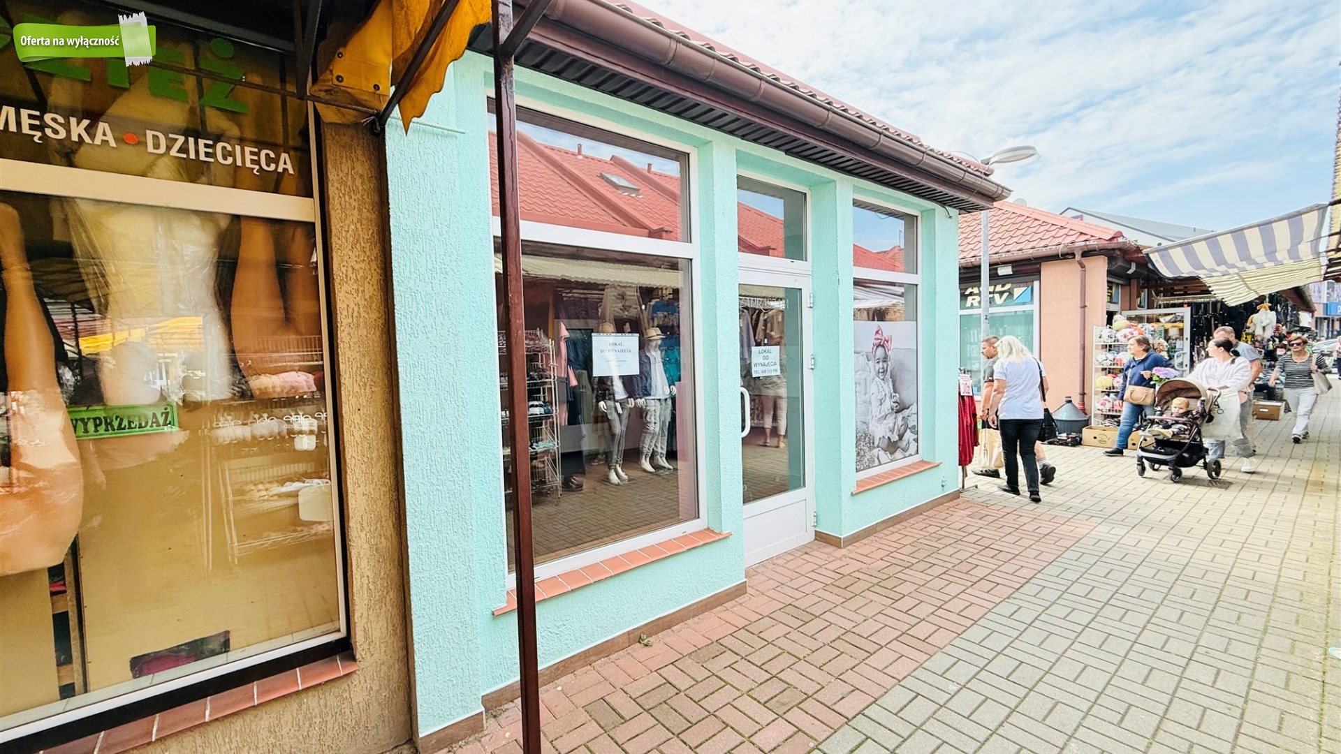 Lokal usługowy do wynajęcia na targowisku miejskim