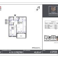 Mieszkania 2- i 3-Pokojowe od 43 do 63 m²