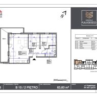 Nowoczesne Mieszkania 2, 3 Pokojowe od 43 do 63 m2