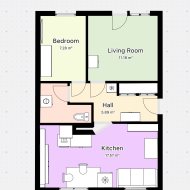 Komfortowe 2-pokojowe mieszkanie z balkonem