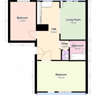 Mieszkanie 61 m² z dwoma balkonami – Lębork