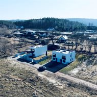 Nowoczesny dom w zabudowie bliźniaczej