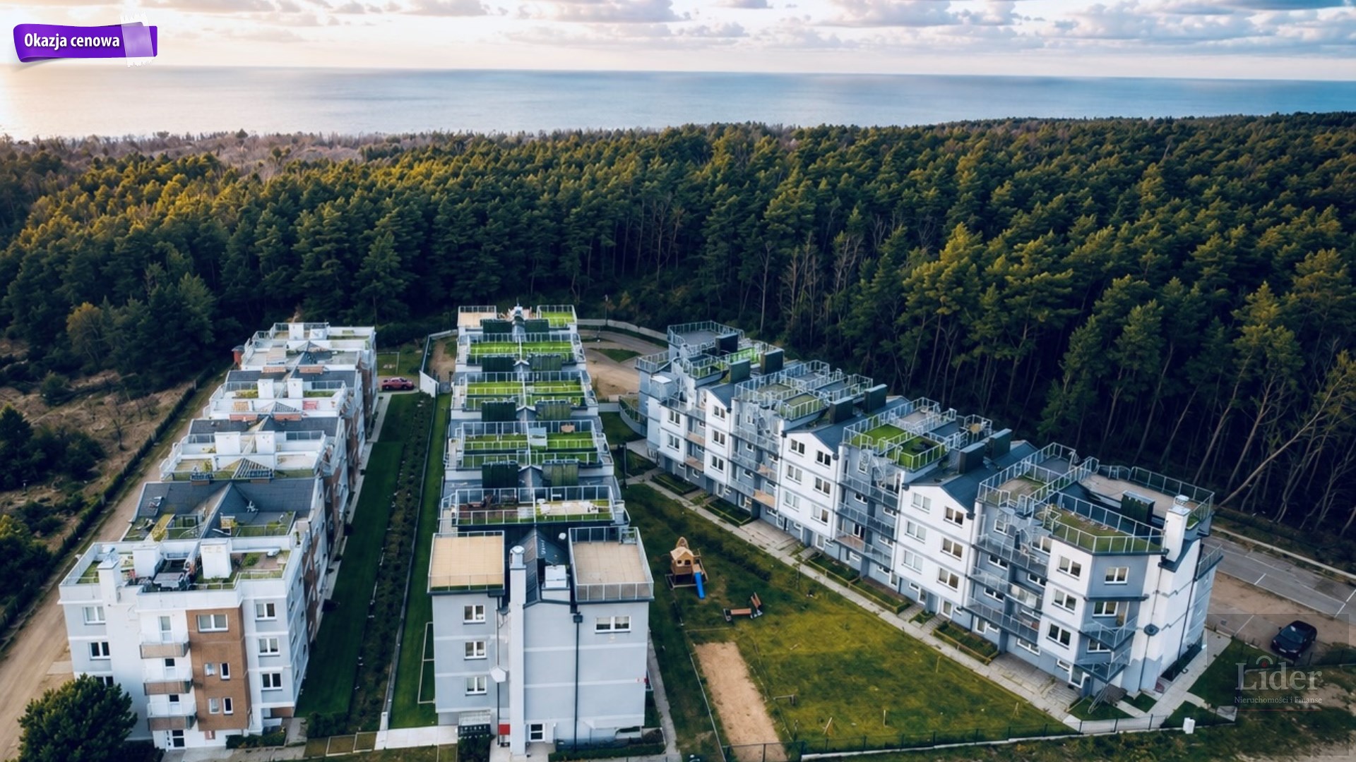 Dwa apartamenty na sprzedaż 300 m od morza