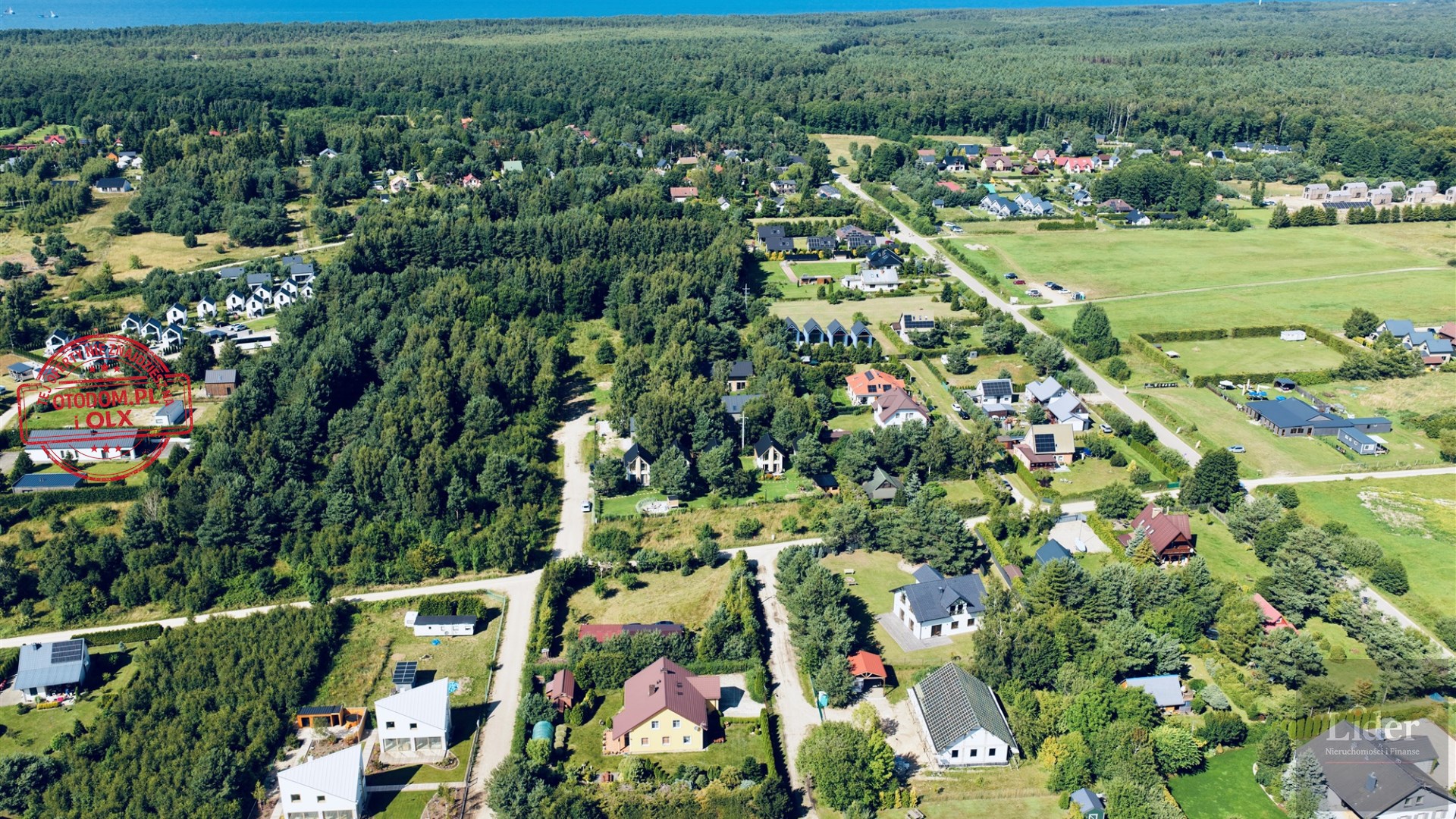 Działka nad morzem w Lubiatowie – 1370 m², 1500 m 